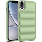 For iPhone XR Eiderdown Airbag Shockproof Phone Case(Army Green) - 1