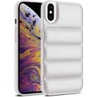 For iPhone XS Max Eiderdown Airbag Shockproof Phone Case(White) - 1