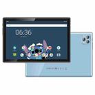 BDF P50 4G LTE Tablet PC 10.1 inch, 8GB+256GB, Android 12 MTK6762 Octa Core with Leather Case, Support Dual SIM, EU Plug(Blue) - 1