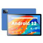 BDF P60 4G LTE Tablet PC 10.1 inch, 8GB+256GB, Android 12 MTK6762 Octa Core with Leather Case, Support Dual SIM, EU Plug(Blue) - 1