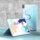 For Huawei MatePad 10.4 Clear 360 Rotation Stand Smart Leather Tablet Case(Baby Blue) - 1