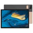 BDF P70 4G LTE Tablet PC 10.1 inch, 8GB+128GB, Android 11 MTK6755 Octa Core with Leather Case, Support Dual SIM, EU Plug(Gold) - 1