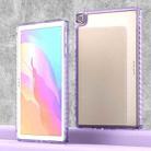 For Huawei MatePad T10 / T10S Clear Acrylic Shockproof Tablet Case(Purple) - 1