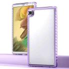 For Samsung Galaxy Tab A7 Lite Clear Acrylic Shockproof Tablet Case(Purple) - 1