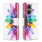 For vivo Y27 4G Colored Drawing Pattern Leather Phone Case(Sun Flower) - 1