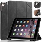 For iPad 9.7 inch DG.MING See Series Horizontal Flip Leather Case with Holder & Pen Holder(Black) - 1