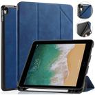 For iPad Pro 10.5 inch DG.MING See Series Horizontal Flip Leather Case with Holder & Pen Holder(Blue) - 1