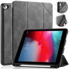 For iPad Mini 5 / 4 DG.MING See Series Horizontal Flip Leather Case with Holder & Pen Holder(Grey) - 1