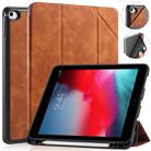 For iPad Mini 5 / 4 DG.MING See Series Horizontal Flip Leather Case with Holder & Pen Holder(Brown) - 1