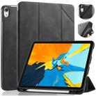 For iPad Pro 11 inch (2018) DG.MING See Series Horizontal Flip Leather Case with Holder & Pen Holder(Black) - 1