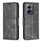 For vivo Y78 5G Lambskin Texture Leather Phone Case(Black) - 1