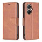 For vivo Y27 4G Lambskin Texture Leather Phone Case(Brown) - 1