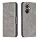 For vivo Y27 4G Lambskin Texture Leather Phone Case(Grey) - 1
