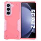 For Samsung Galaxy Z Fold5 Non-slip Shockproof Armor Phone Case(Pink) - 1