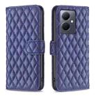 For vivo Y78 5G Diamond Lattice Wallet Flip Leather Phone Case(Blue) - 1