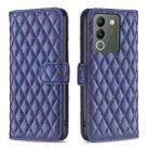 For vivo Y200 5G Diamond Lattice Wallet Flip Leather Phone Case(Blue) - 1
