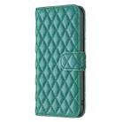 For vivo Y28 4G Diamond Lattice Wallet Flip Leather Phone Case(Green) - 3