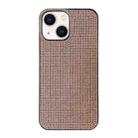 For iPhone 14 Plus Solid Color Diamond TPU Phone Case(Rose Gold) - 1