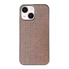 For iPhone 15 Plus Solid Color Diamond TPU Phone Case(Rose Gold) - 1