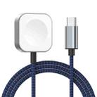 For Apple Watch Type-C Interface Magnetic Charger(Blue) - 1