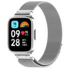 For Redmi Watch 3 Lite / Watch 3 Active 2 in 1 Milan Metal Watch Band with Watch Frame(Silver) - 1