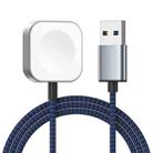 For Apple Watch USB Interface Magnetic Charger(Blue) - 1