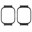 For Redmi Watch 3 Lite / Watch 3 Active Metal Watch Protective Frame(Black) - 1