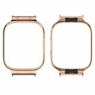 For Redmi Watch 3 Lite / Watch 3 Active Metal Watch Protective Frame(Rose Gold) - 1