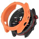 For Garmin Approach S70 47mm Armor Hollow Watch Protective Case(Orange) - 1