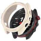 For Garmin Approach S70 47mm Armor Hollow Watch Protective Case(Starlight Color) - 1