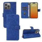 For iPhone 15 Pro Max Skin Feel Magnetic Flip Leather Phone Case(Blue) - 1