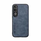 For OPPO K12 Skin Feel Magnetic Leather Back Phone Case(Blue) - 2