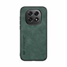 For OPPO A5 5G Global Skin Feel Magnetic Leather Back Phone Case(Green) - 2