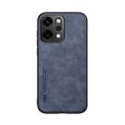 For OPPO Reno14 Pro Global Skin Feel Magnetic Leather Back Phone Case(Blue) - 2