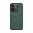For OPPO A5x 5G Global Skin Feel Magnetic Leather Back Phone Case(Green) - 2