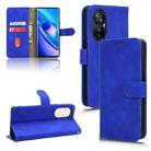 For Blackview A200 Pro Skin Feel Magnetic Flip Leather Phone Case(Blue) - 1