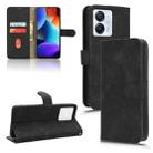 For Blackview Oscal Modern 8 / Color 8 Skin Feel Magnetic Flip Leather Phone Case(Black) - 1