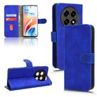 For OPPO A2 Pro Skin Feel Magnetic Flip Leather Phone Case(Blue) - 1