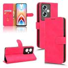 For OPPO A79 5G Skin Feel Magnetic Flip Leather Phone Case(Rose Red) - 1
