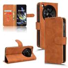 For OPPO Find N3 Skin Feel Magnetic Flip Leather Phone Case(Brown) - 1