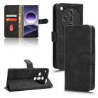 For OPPO Find X7 Skin Feel Magnetic Flip Leather Phone Case(Black) - 1