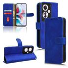 For OPPO Reno11 F Skin Feel Magnetic Flip Leather Phone Case(Blue) - 1