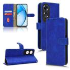 For OPPO A60 4G Skin Feel Magnetic Flip Leather Phone Case(Blue) - 1