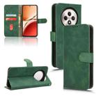 For OPPO Reno12 F 5G Skin Feel Magnetic Flip Leather Phone Case(Green) - 1