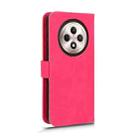 For OPPO Reno12 F 5G Skin Feel Magnetic Flip Leather Phone Case(Rose Red) - 3