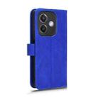 For OPPO A3x 5G Skin Feel Magnetic Flip Leather Phone Case(Blue) - 3