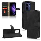 For OPPO Reno13 F 5G Skin Feel Magnetic Flip Leather Phone Case(Black) - 1