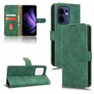 For OPPO Reno13 F 5G Skin Feel Magnetic Flip Leather Phone Case(Green) - 1