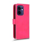 For OPPO Reno13 F 5G Skin Feel Magnetic Flip Leather Phone Case(Rose Red) - 3
