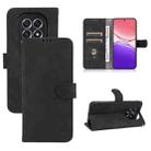 For OPPO F29 5G Global Skin Feel Magnetic Flip Leather Phone Case(Black) - 1